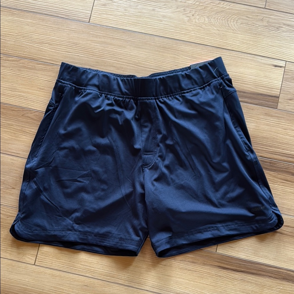 Mitre Navy Blue Athletic Performance Shorts
